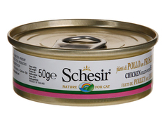 Корм Schesir 3038 Филе цыпленка и ветчина 50g для кошек 132.С109