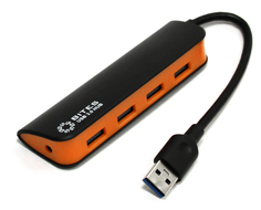 Хаб USB 5bites 4xUSB 3.0 - HB34-307BK Black