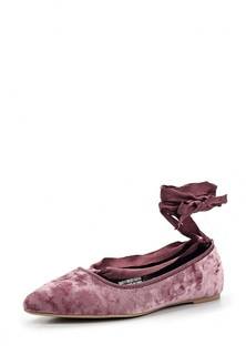 Туфли LOST INK WYLIE VELVET ANKLE WRAP BALLERINA