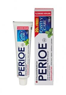 Зубная паста Perioe тройное действие "cavity care" мятная свежесть с фтором, 150 гр