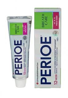 Зубная паста Perioe с тройной системой контроля свежего дыхания "breath care" максимально свежая мята, 100 гр