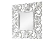 Зеркало (dupen) белый 100x100x9 см.