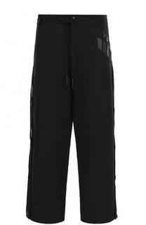 Хлопковые брюки свободного кроя с поясом на кулиске Y-3