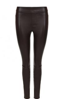 Однотонные кожаные брюки-скинни Helmut Lang