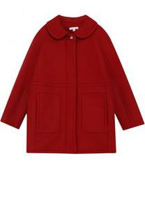 Шерстяное пальто прямого кроя Chloé