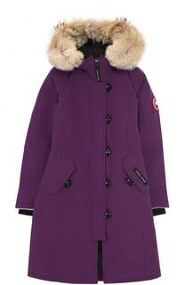 Пуховая парка Brittania с меховой отделкой капюшона Canada Goose