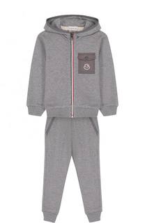 Спортивный костюм из хлопка Moncler Enfant