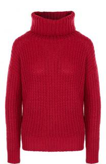 Кашемировый свитер фактурной вязки с высоким воротником Loro Piana