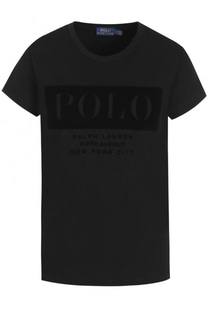 Хлопковая футболка с круглым вырезом Polo Ralph Lauren
