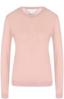 Пуловер из смеси кашемира и шелка с круглым вырезом REDVALENTINO