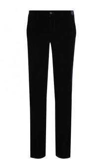 Брюки из вискозы прямого кроя Giorgio Armani