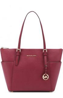 Сумка-тоут Jet Set из сафьяновой кожи MICHAEL Michael Kors