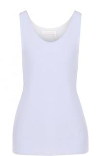 Шелковый топ с круглым вырезом Chloé