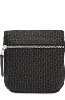 Текстильная сумка-планшет с внешним карманом на молнии Alexander McQueen