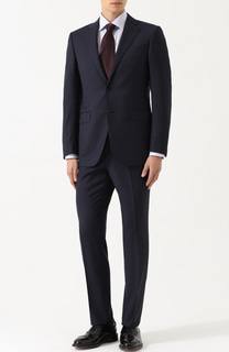Шерстяной костюм с пиджаком на двух пуговицах Ermenegildo Zegna