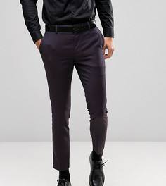Жаккардовые брюки скинни Burton Menswear - Фиолетовый
