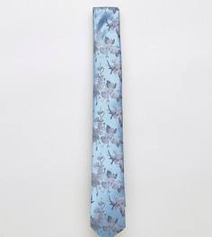 Жаккардовый галстук с цветочным узором Noose & Monkey - Синий