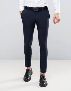 Темно-синие брюки суперскинни River Island - Темно-синий
