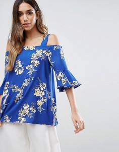 Топ с цветочным принтом River Island - Мульти