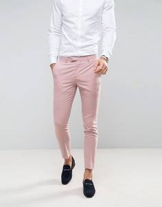 Розовые облегающие брюки River Island - Розовый