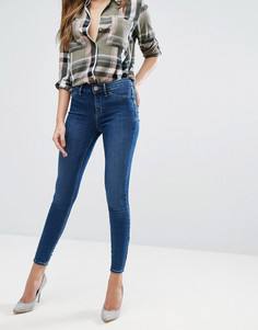 Джеггинсы с классической талией River Island Molly - Синий
