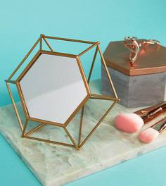 Шестигранное зеркало с геометрической подставкой Mimo - Мульти