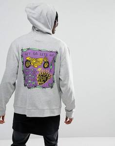 Худи Cheap Monday C/O Lets Go - Серый