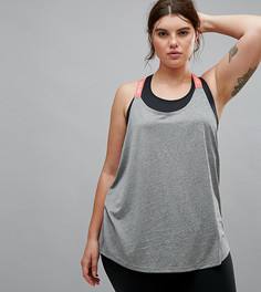 Серая майка Nike Plus Training - Серый