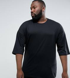 Оверсайз-футболка ASOS PLUS - Черный
