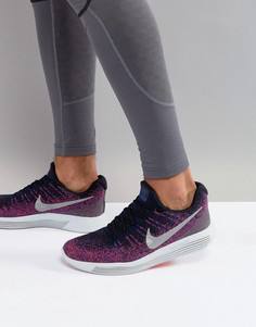 Черные кроссовки Nike Running Lunarepic Low Flyknit 2 863779-015 - Черный