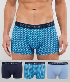 Набор из 3 боксеров-брифов (однотонные, со звездами) Tommy Hilfiger - Мульти