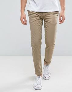 Светло-коричневые чиносы скинни River Island - Рыжий