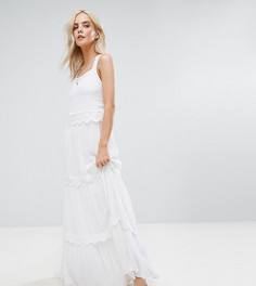 Платье макси River Island Petite Tess - Белый