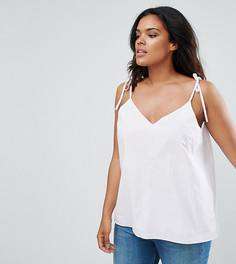 Топ на бретельках с завязками River Island Plus - Мульти