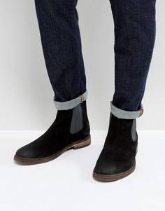 Черные замшевые ботинки челси Steve Madden Teller - Черный