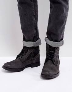 Серые ботинки броги Steve Madden Gannon - Серый