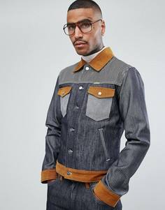 Джинсовая куртка в стиле вестерн Wrangler - Темно-синий