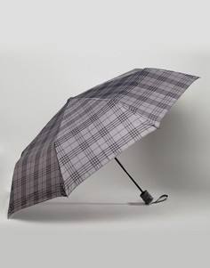 Серый зонт в клетку Peter Werth - Серый