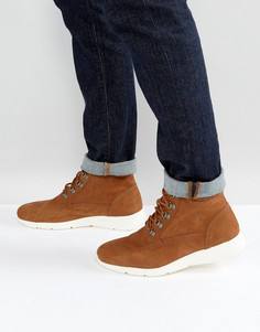 Светло-коричневые ботинки на контрастной подошве ASOS - Рыжий