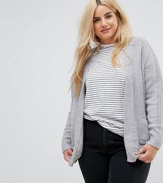 Кардиган крупной вязки ASOS CURVE Ultimate - Серый