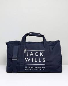 Темно-синяя сумка с логотипом Jack Wills Kenneggy - Темно-синий