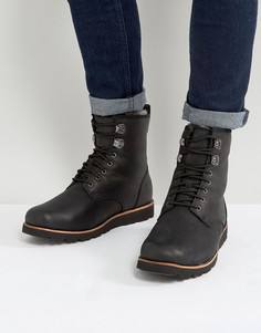 Водонепроницаемые кожаные ботинки UGG - Черный