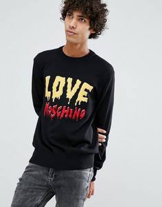 Свитер Love Moschino - Черный