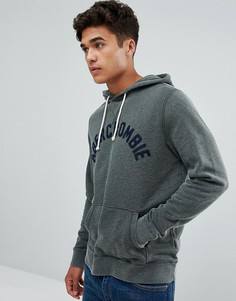 Зеленый худи с логотипом Abercrombie & Fitch Arch - Зеленый