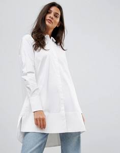 Длинная рубашка Selected Kiana - Белый