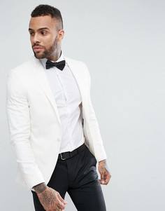 Белый облегающий пиджак на выпускной River Island - Белый