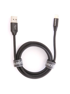 Аксессуар Hardiz Tetron MFI Lightning to USB Cable Black HRD505200