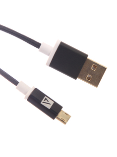 Аксессуар Кабели USB ACD USB кабель ACD Style MicroUSB USB-A 1m Black ACD-U913-M2B