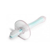Игрушка Зубная щетка силиконовая с ограничителем Canpol 10/500 Light Blue 250930614
