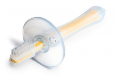Игрушка Зубная щетка силиконовая с ограничителем Canpol 10/500 Yellow 250930616